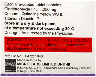 Clariwin 250 Tablet 10